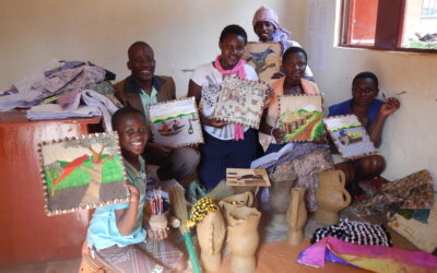 Students work